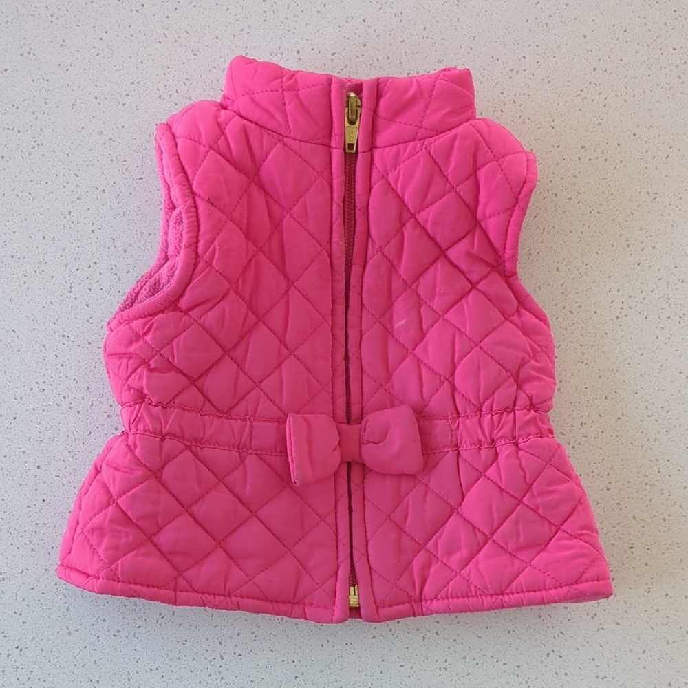 Old Navy Pink Quilted Vest for Kids